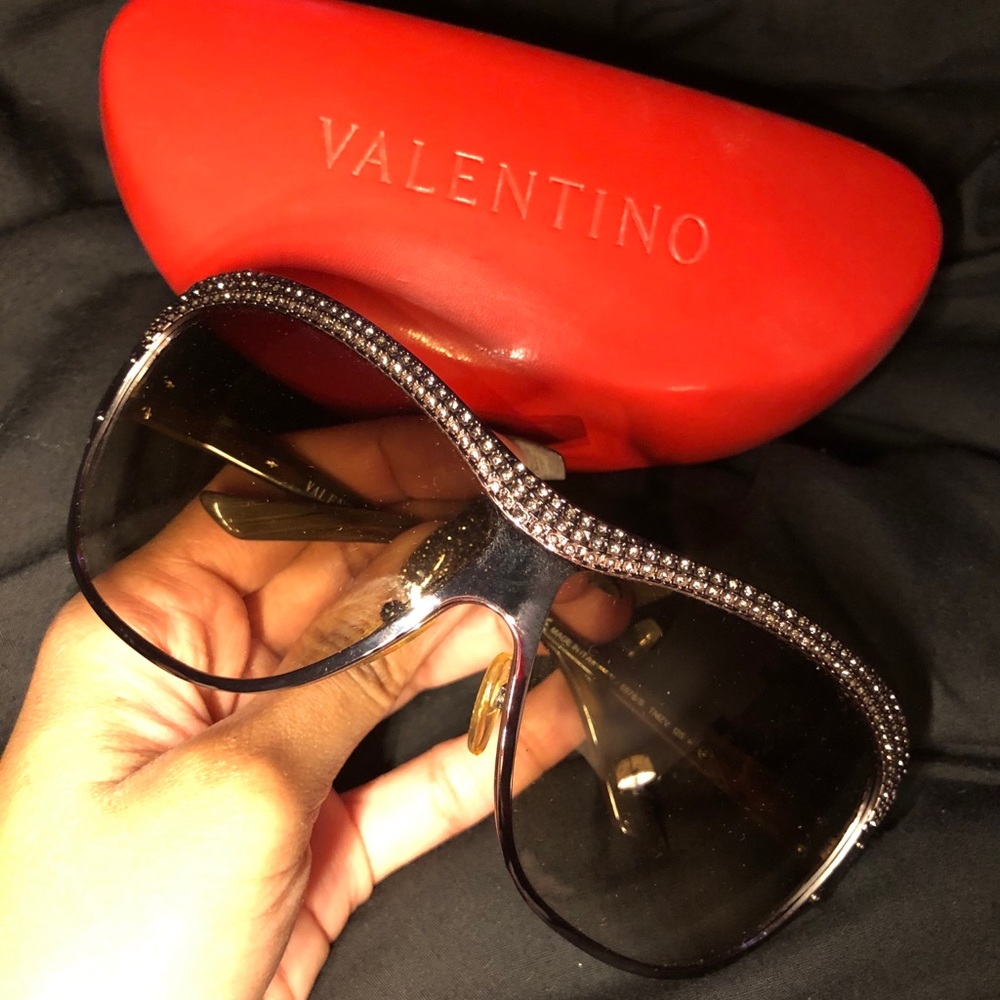 Valentino Sunglasses with Crystals